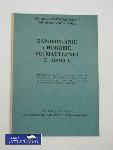 ZAPOBIEGANIE CHOROBIE REUMATYCZNEJ