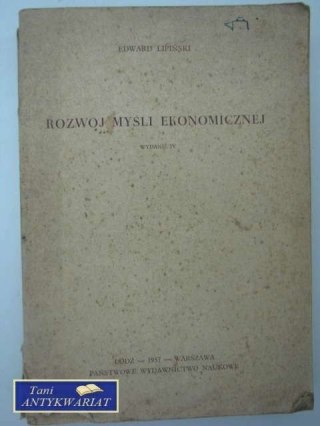 ROZWÓJ MYŚLI EKONOMICZNEJ