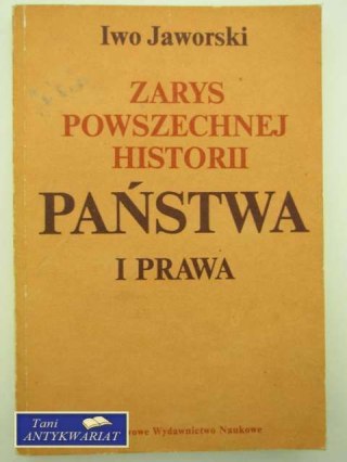 ZARYS POWSZECHNEJ HISTORII PAŃSTWA I PRAWA