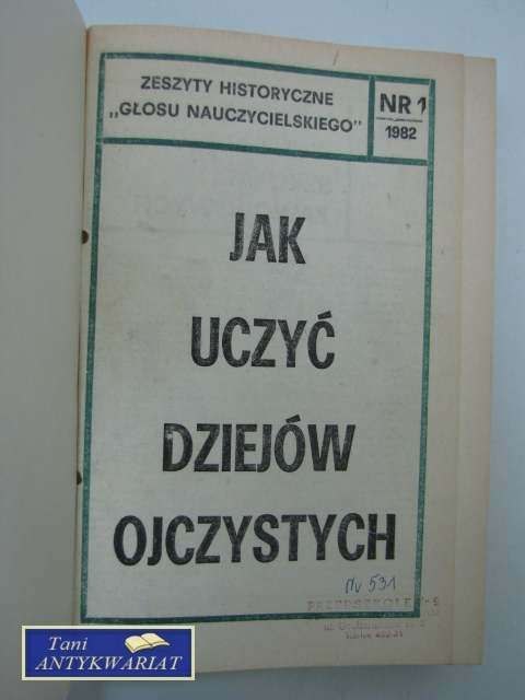 JAK UCZYĆ DZIEJÓW OJCZYSTYCH NR 1