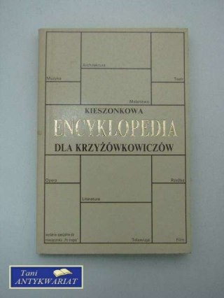 KIESZONKOEA ENCYKLOPEDIA DLA KRZYŻÓWKOWICZÓW