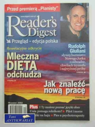 READEREADER'S DIGEST WRZESIEŃ 2002