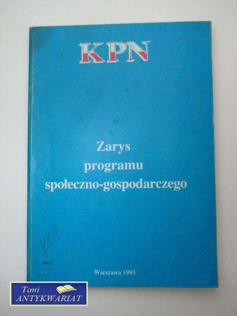 ZARYS PROGRAMU SPOŁECZNO-GOSPODARCZEGO