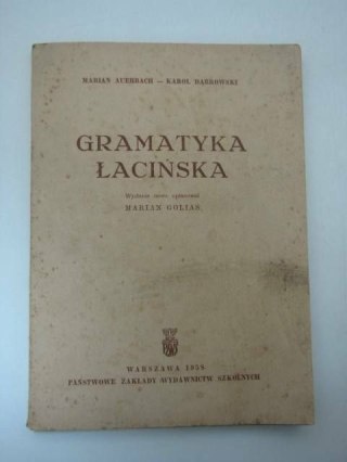 GRAMATYKA ŁACIŃSKA
