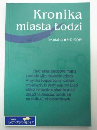 KRONIKA MIASTA ŁODZI