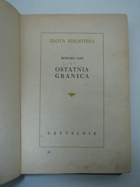 OSTATNIA GRANICA