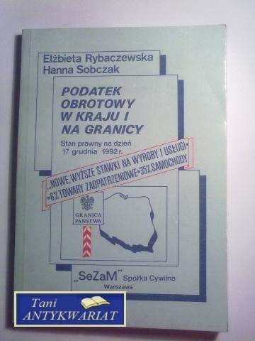 PODATEK OBROTOWY W KRAJU