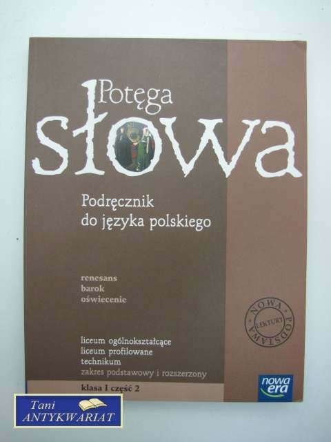 POTĘGA SŁOWA KLASA 1 CZ.2