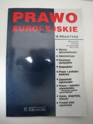 PRAWO EUROPEJSKIE W PRAKTYCE NR 9