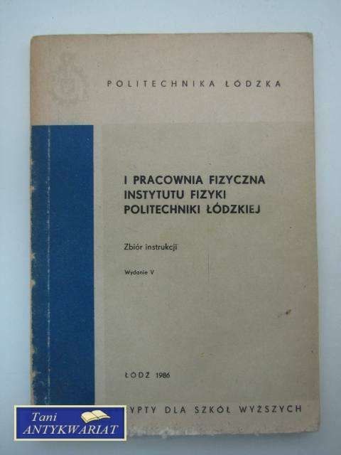 I PRACOWNIA FIZYCZNA