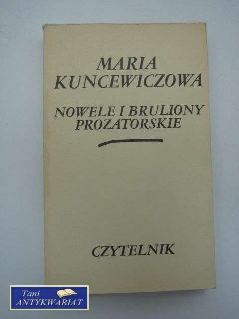 NOWELE I BRULIONY PROZATORSKIE