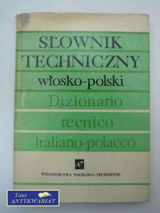 SŁOWNIK TECHNICZNY WŁOSKO-POLSKI