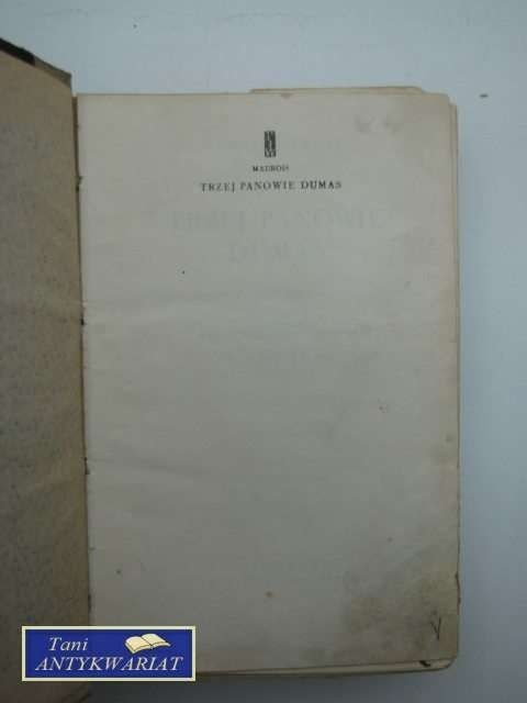 TRZEJ PANOWIE DUMAS