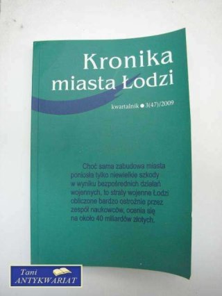 KRONIKA MIASTA ŁODZI