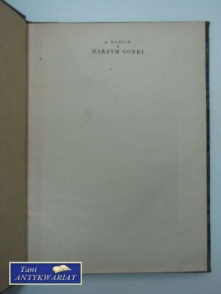 MAKSYM GORKI