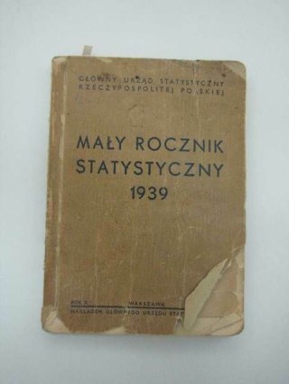 MAŁY ROCZNIK STATYSTYCZNY 1939