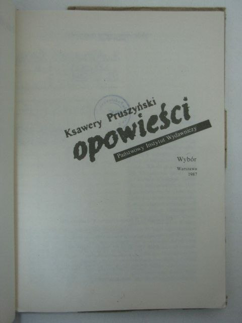 OPOWIEŚCI
