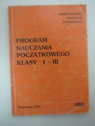 PROGRAM NAUCZANIA POCZĄTKOWEGO KL.I-III