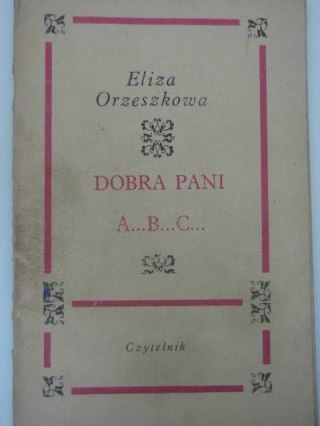 DOBRA PANI. A..B..C..