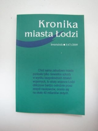 KRONIKA MIASTA ŁODZI