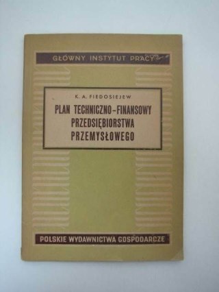PLAN TECHNICZNO-FINANSOWY