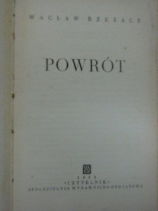 POWRÓT