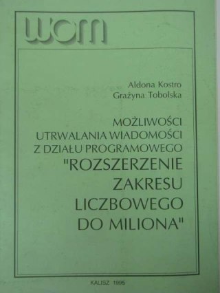 ROZSZERZENIE ZAKRESU LICZBOWEGO DO MILIONA