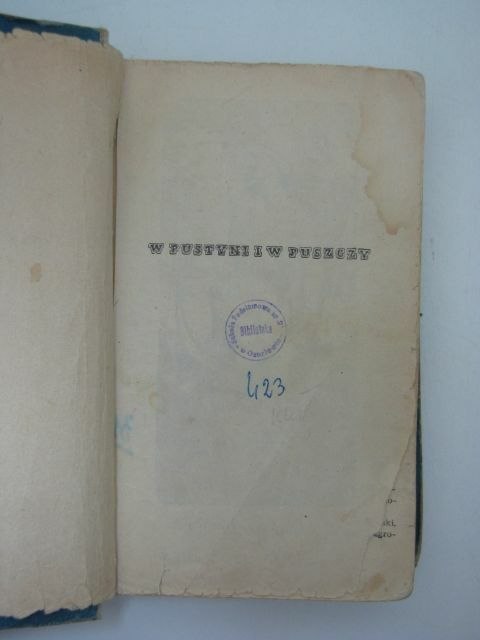 W PUSTYNI I W PUSZCZY