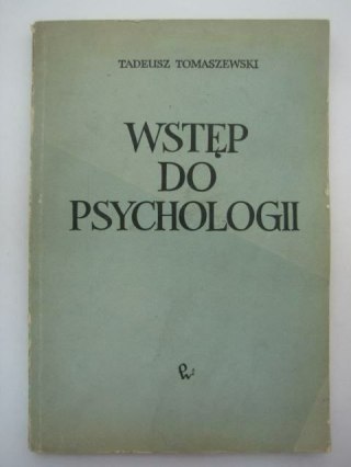 WSTĘP DO PSYCHOLOGI