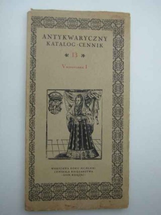 ANTYKWARYCZNY KATALOG - Cennik