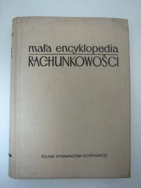 MAŁA ENCYKLOPEDIA RACHUNKOWOŚCI