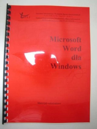 MICROSOFT WORD DLA WINDOWS