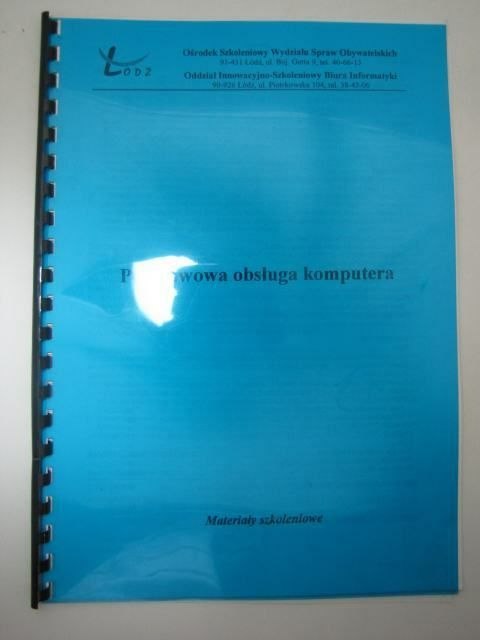 PODSTAWOWA OBSŁUGA KOMPUTERA
