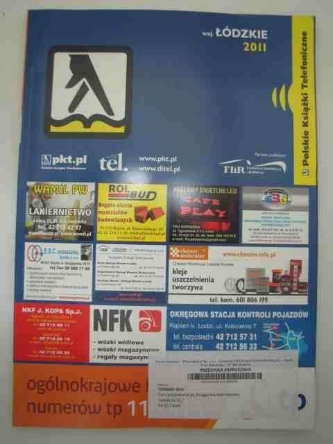 POLSKIE KSIĄŻKI TELEFONICZNE WOJ. ŁÓDZKIE 2011