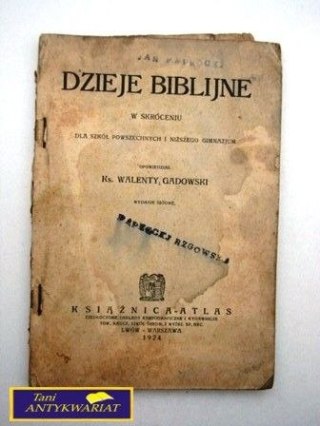 DZIEJE BIBLIJNE