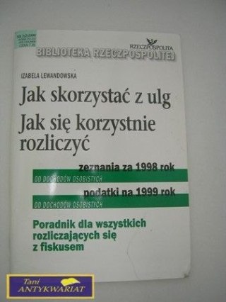 JAK SKORZYSTAĆ Z ULG... I.Lewandowska