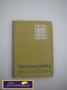 LITERATURA POLSKA ROMANTYZM DLA KL.2 LO