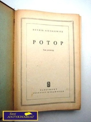 POTOP tom pierwszy - Henryk Sienkiewicz