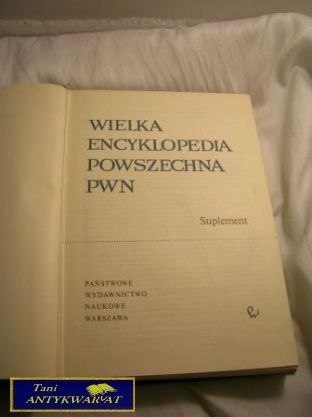 WIELKA ENCYKLOPEDIA POWSZECHNA PWN SUPLEMENT
