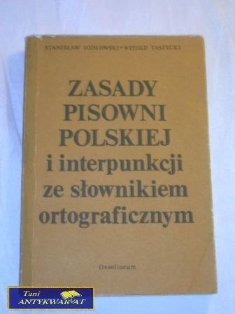 ZASADY PISOWNI POSLSKIEJ I INTERPUNKCJI ...