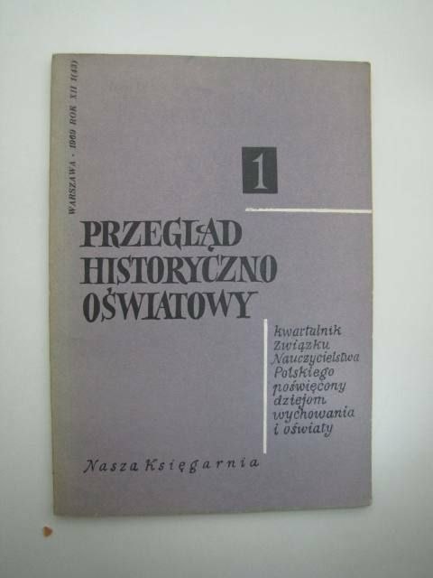 PRZEGLĄD HISTORYCZNO OŚWIATOWY NR. 1