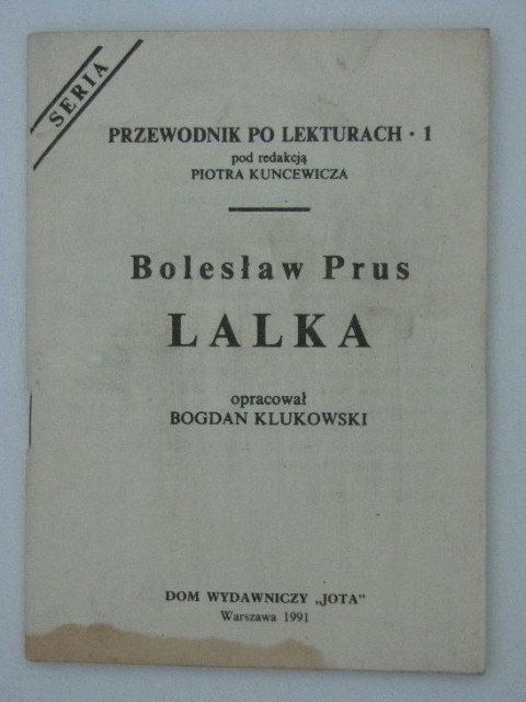 PRZEWODNIK PO LEKTURACH - LALKA