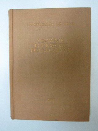 SŁOWNIK POPRAWNEJ POLSZCZYZNY