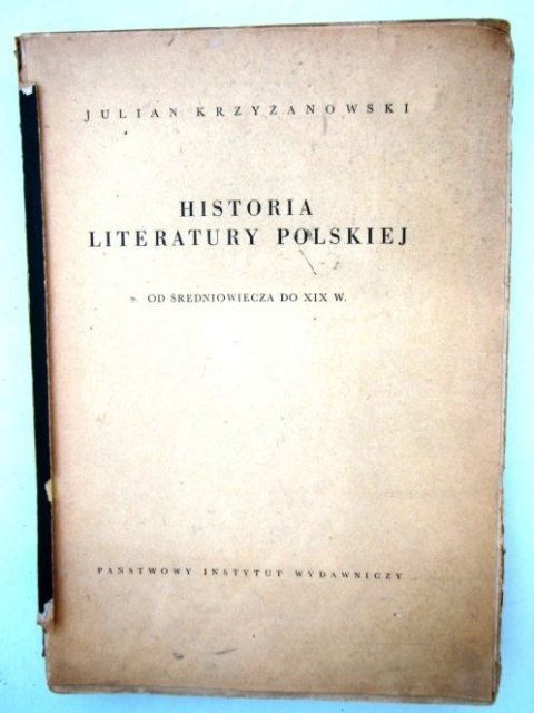HISTORIA LITERATURY POLSKIEJ