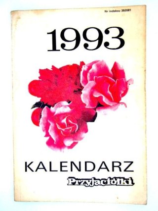 KALENDARZ PRZYJACIÓŁKI 1993