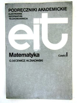 MATEMATYKA CZĘŚĆ I