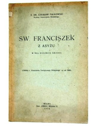 ŚW. FRANCISZEK Z ASYŻU