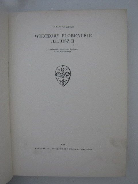 WIECZORY FLORENCKIE JULIUSZ II