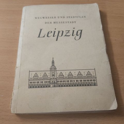 Leipzig wegweiser und stadtplan der messestadt