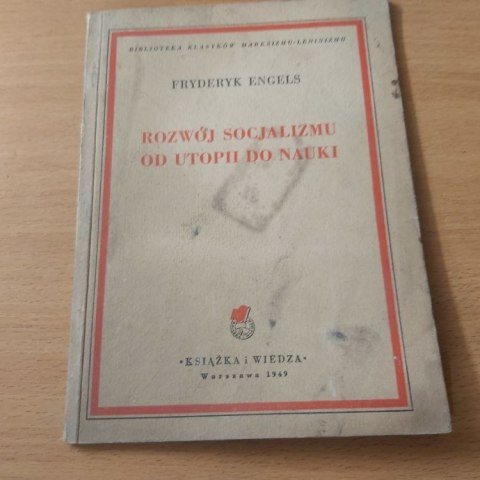 Rozwój Socjalizmu od Utopii do Nauki wyd. 1949 rok